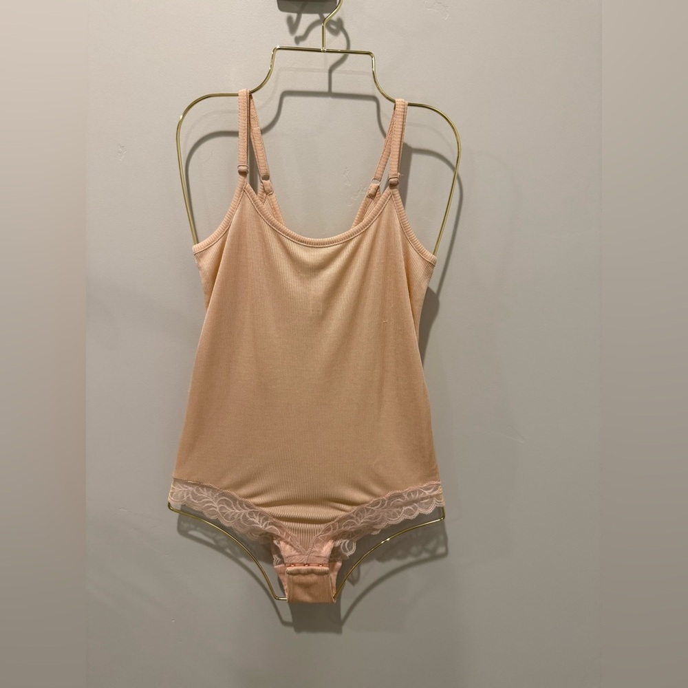 💋La Perla Blush Chemise with Lace Detail (BH004)